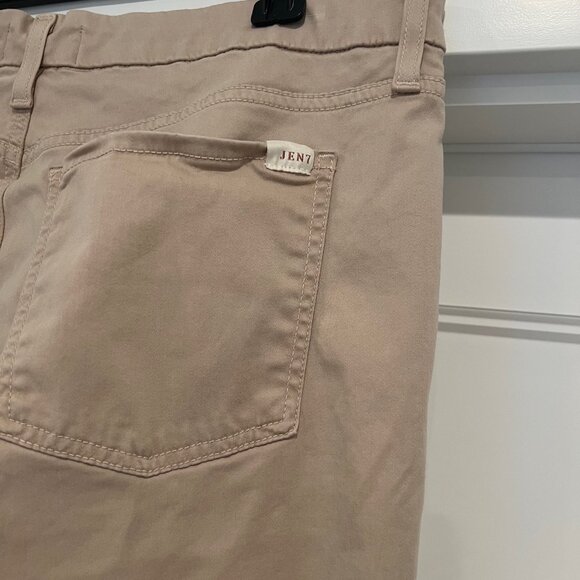 Jen 7 By 7 For All Mankind Size 12 Beige Neutral Mid-Rise Ankle Skinny Jeans - Picture 4 of 8